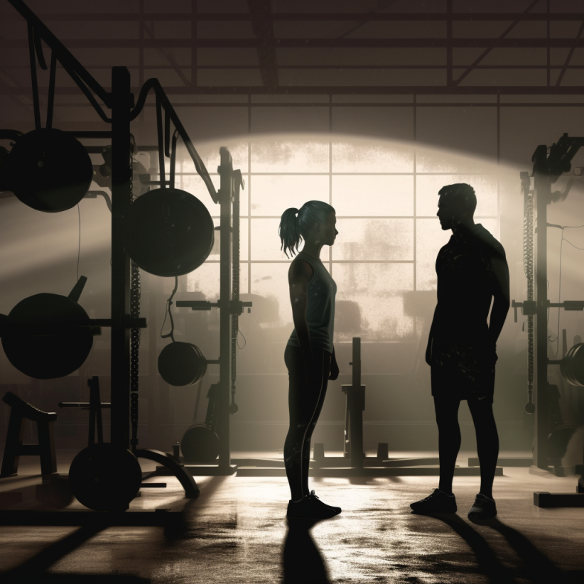 A Gym Silhouettes 
